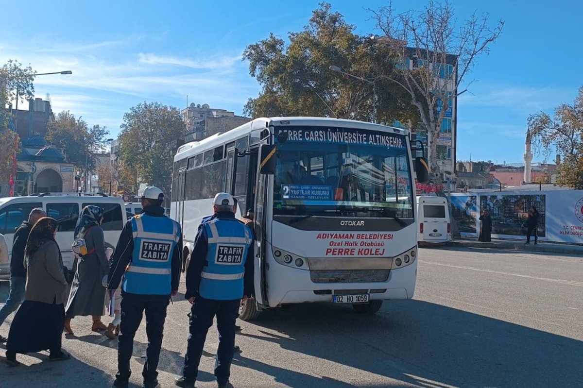 Zabıtadan toplu taşıma ve ticari taksilere denetim