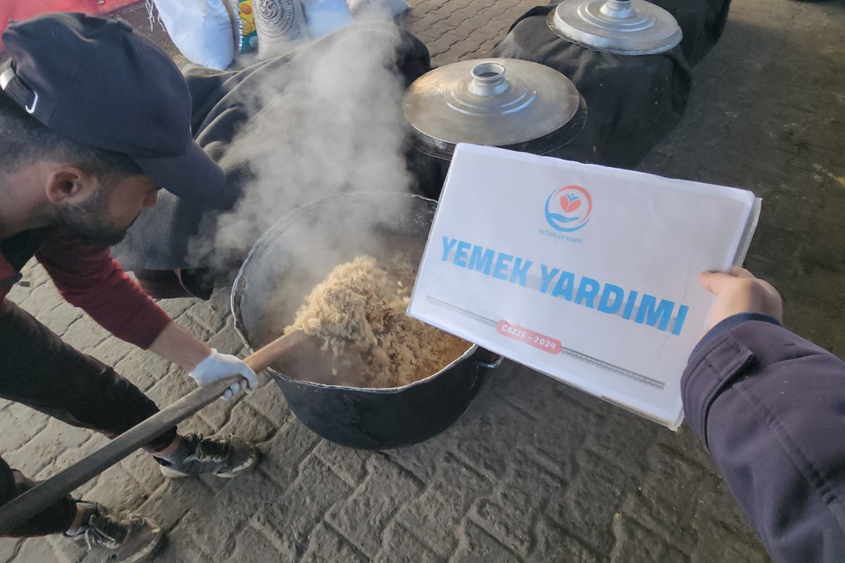 Yetimler Vakfı Gazze'de yardım çalışmalarını sürdürüyor