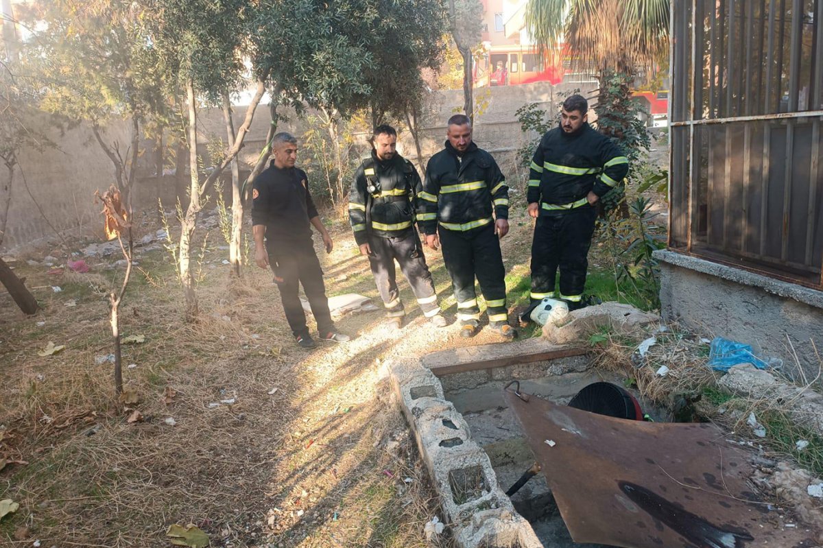 Şanlıurfa'da bir apartmanın bodrum katında yangın
