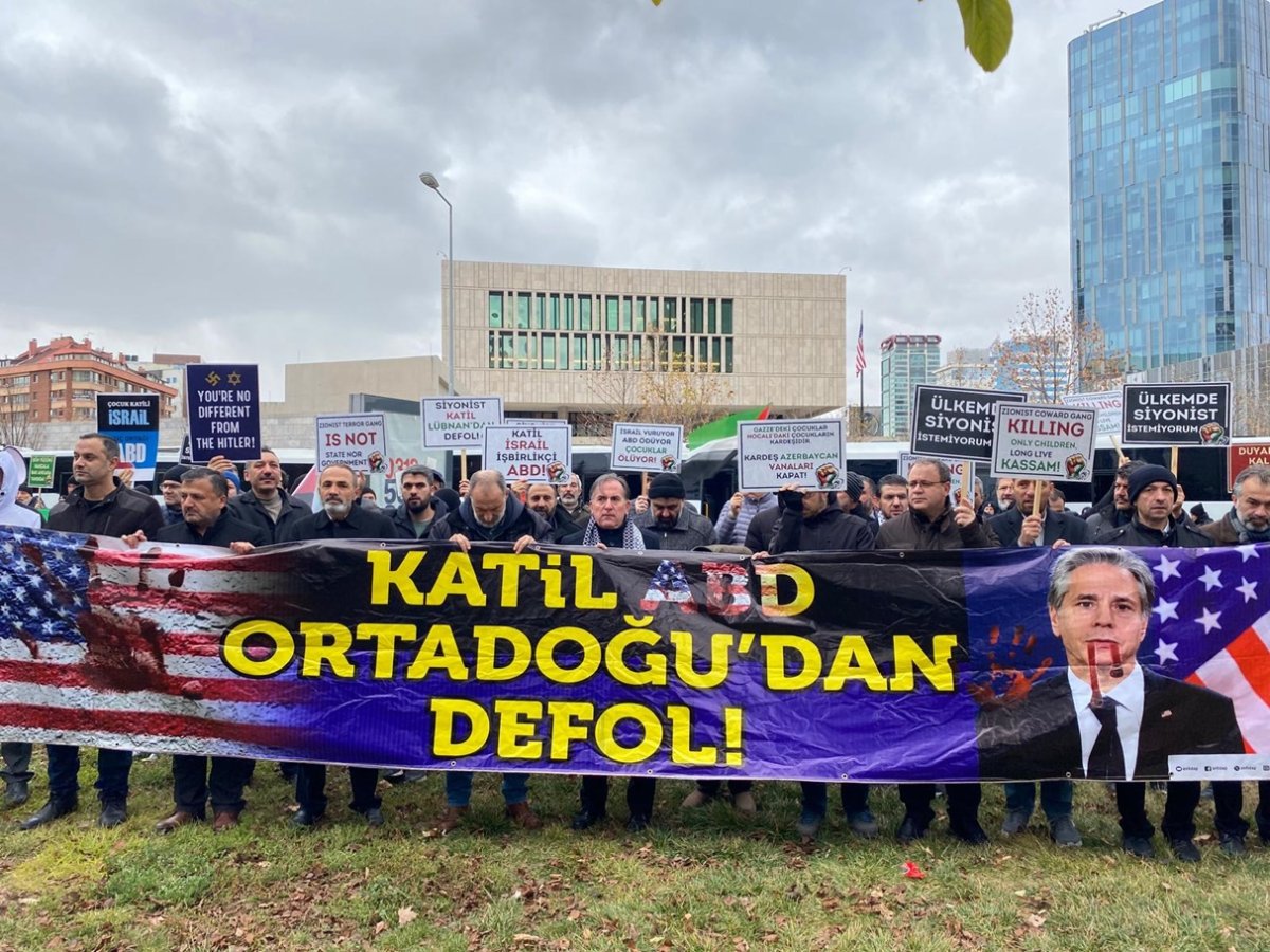 ABD Dışişleri Bakanı Blinken Ankara'da protesto edildi