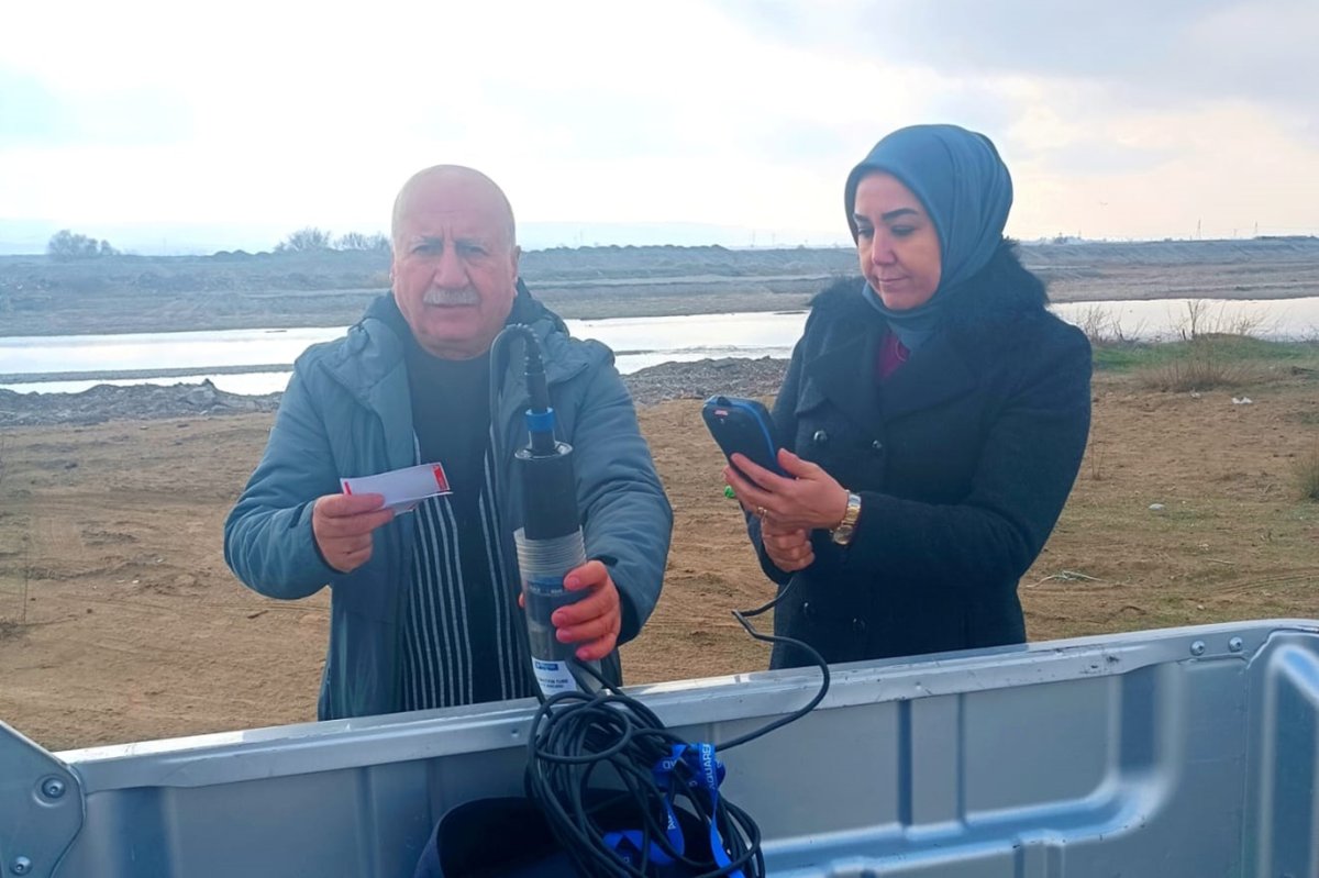 Batman'da nitrat kirliliğinin önlenmesi amacıyla su numuneleri alındı