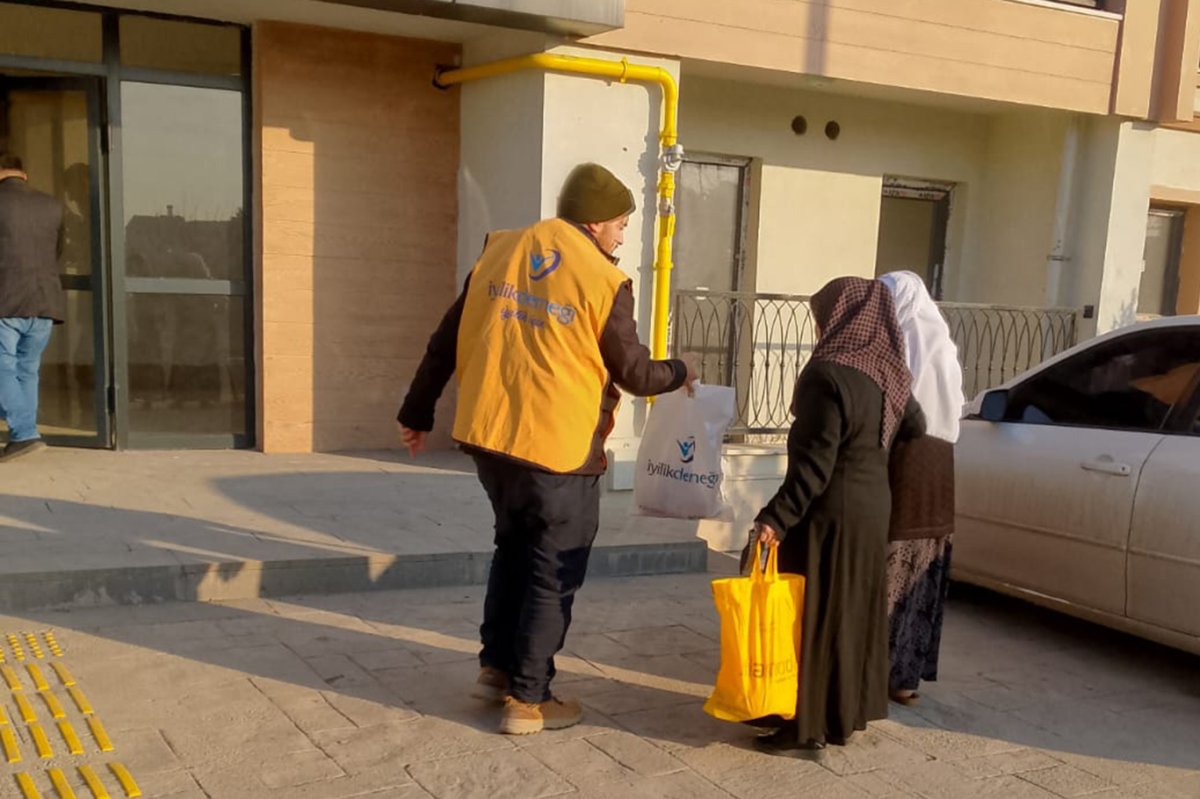 Malatya'da ihtiyaç sahibi ailelere kış yardımı