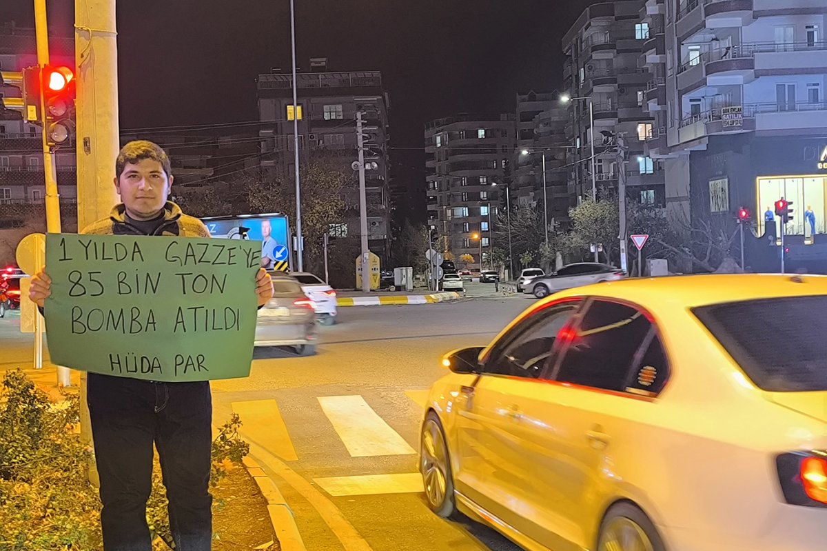 HÜDA PAR Gençlik Kolları’ndan yılbaşında Gazze’yi Unutma farkındalığı