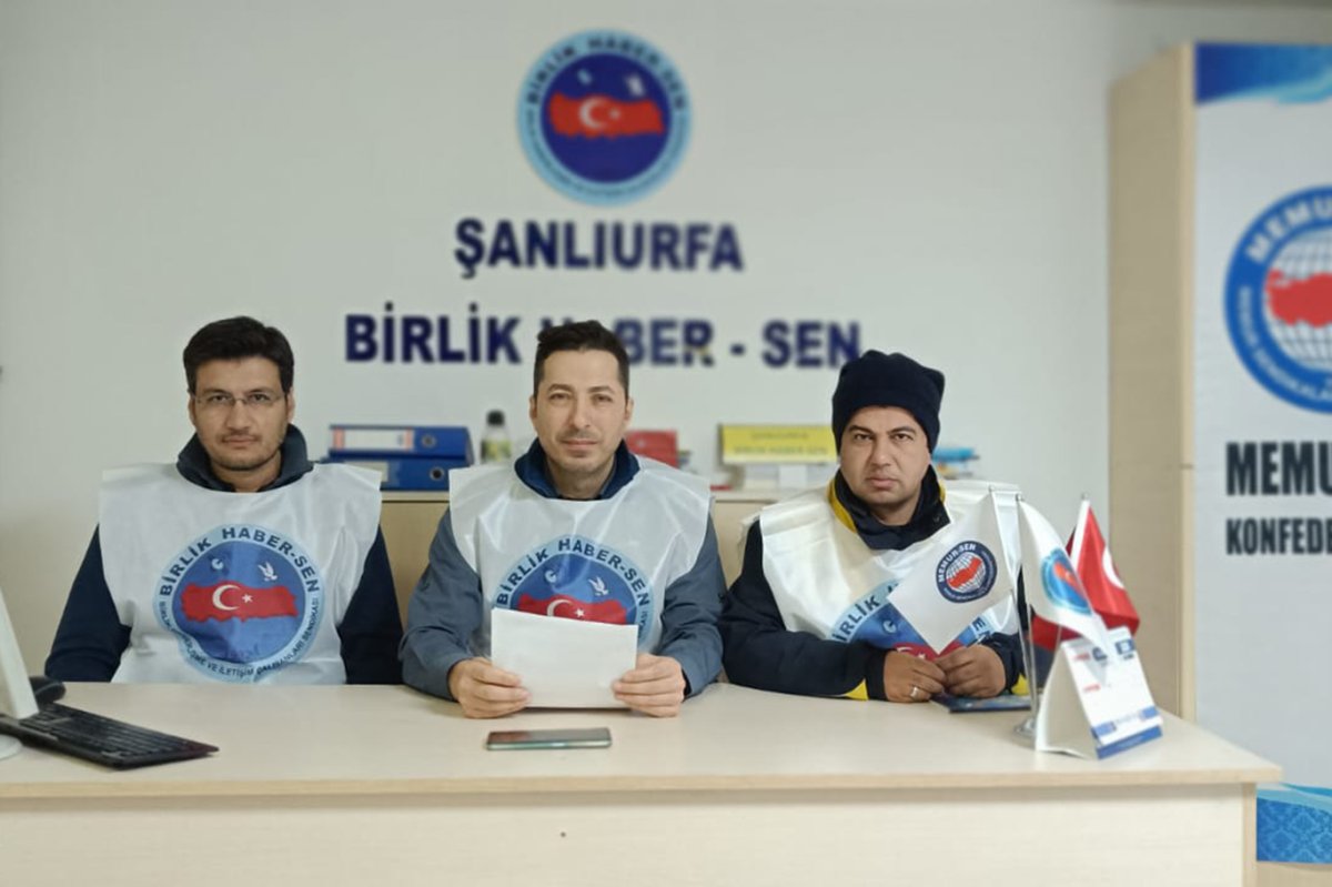 Şanlıurfa PTT çalışanlarından meslektaşlarına yönelik saldırıya tepki