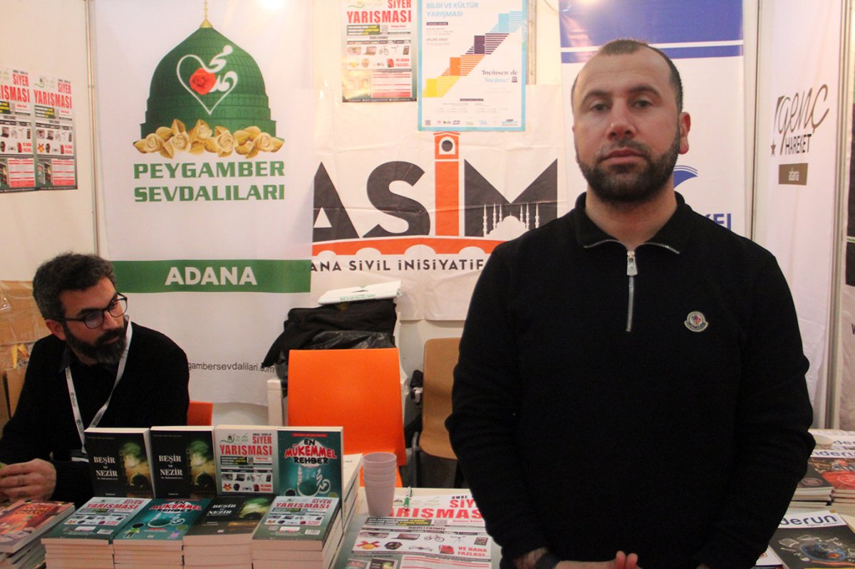 Siyer sınavı standı Adana Kitap Fuarı'nda