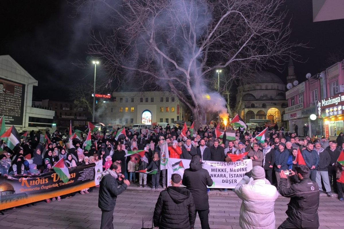 Gazze kahramanlarının zaferi Bursa'da kutlandı