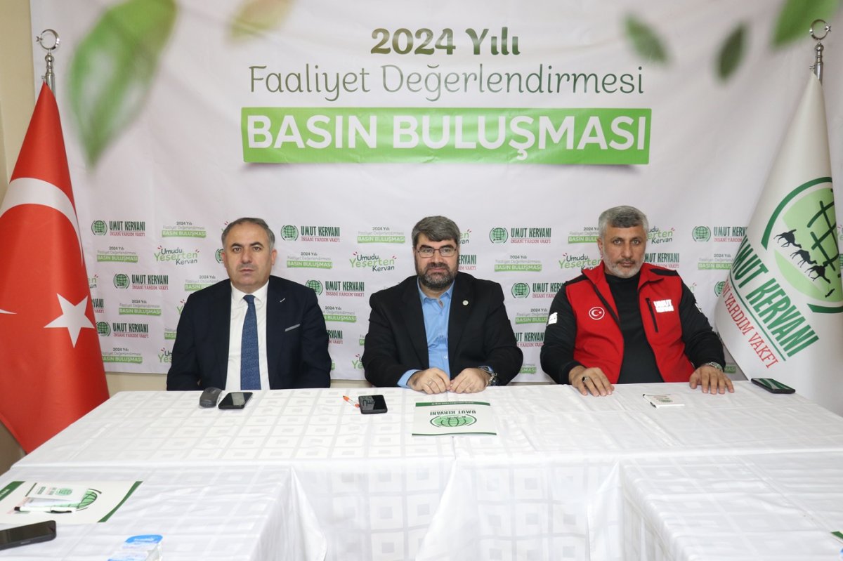 Umut Kervanı 2024 yılında 336 bin aileye 140 milyon lira yardım ulaştırdı