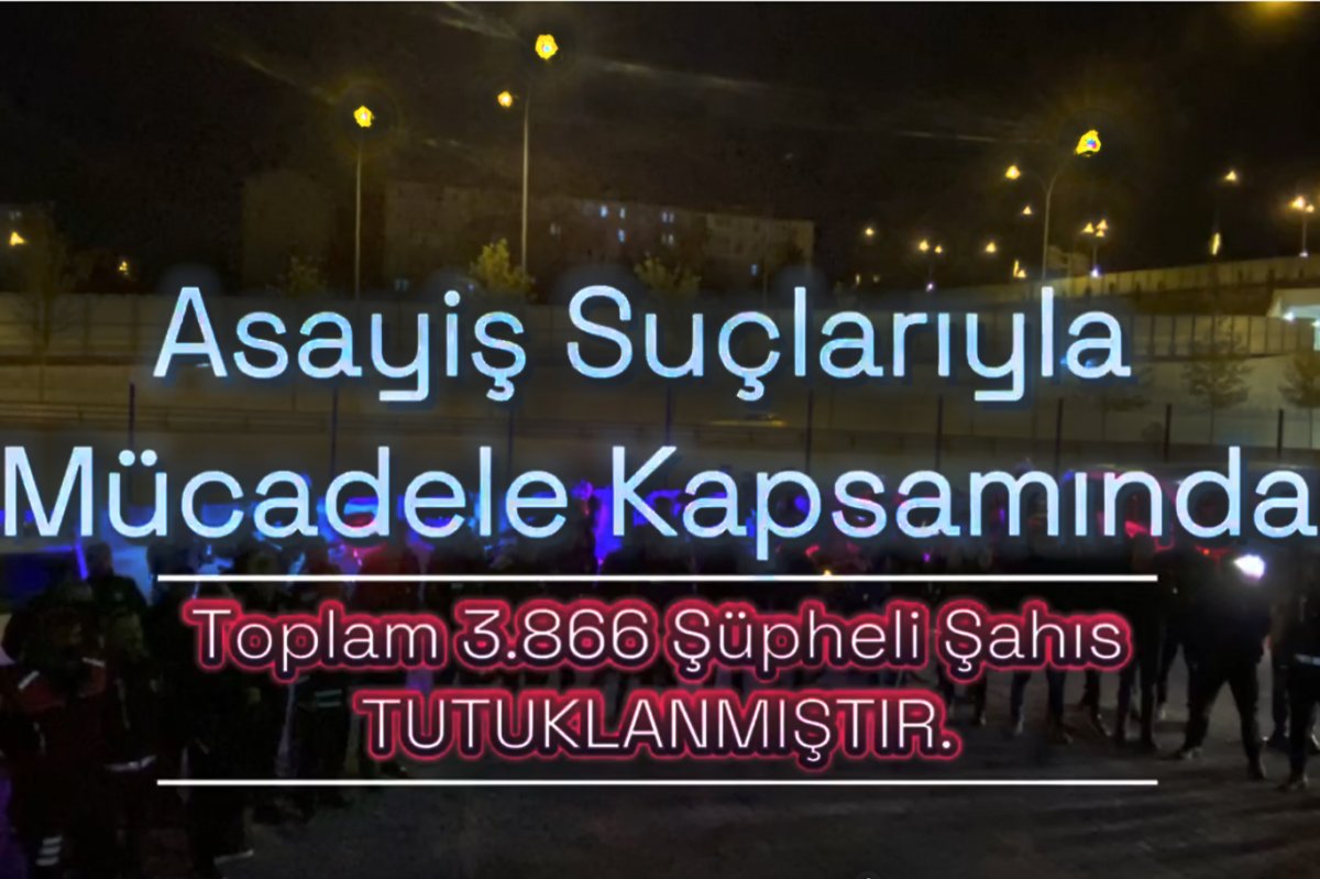 Şanlıurfa’da 2024 yılında 611 kişi tutuklandı