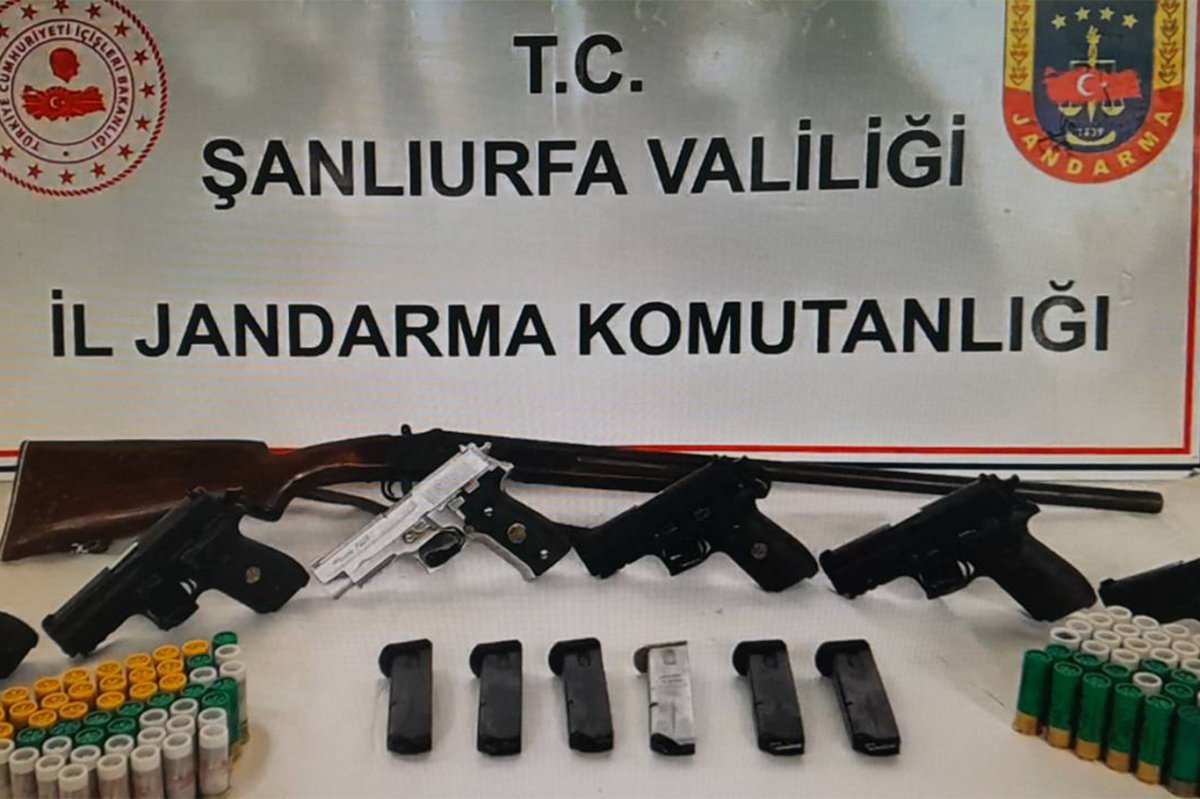 Şanlıurfa'da silah kaçakçılığı operasyonu: 1 tutuklama