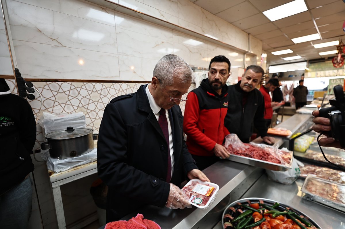 Gaziantep'te kasap ve marketlere denetim