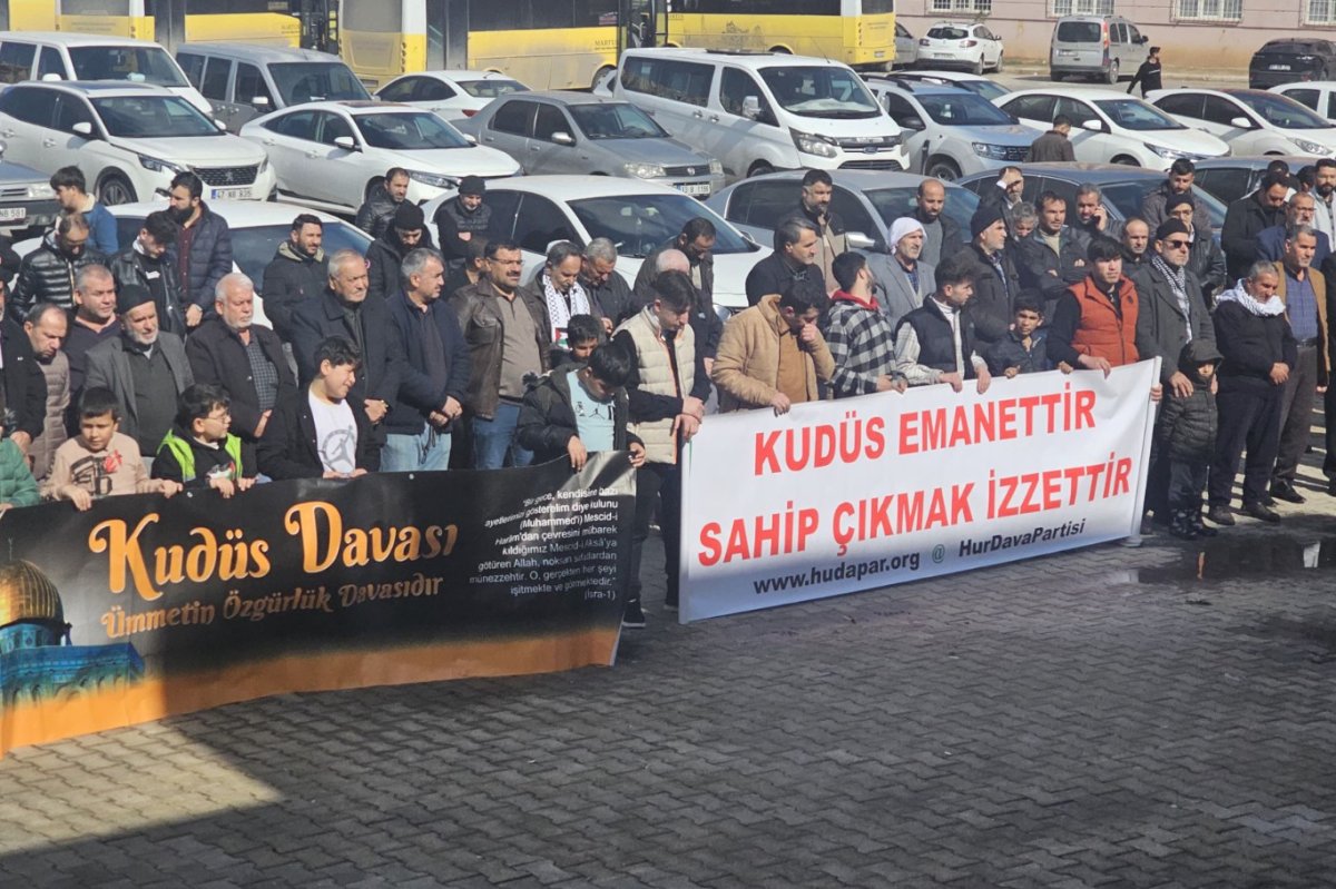 Kızıltepe’de Gazze için basın açıklaması düzenlendi