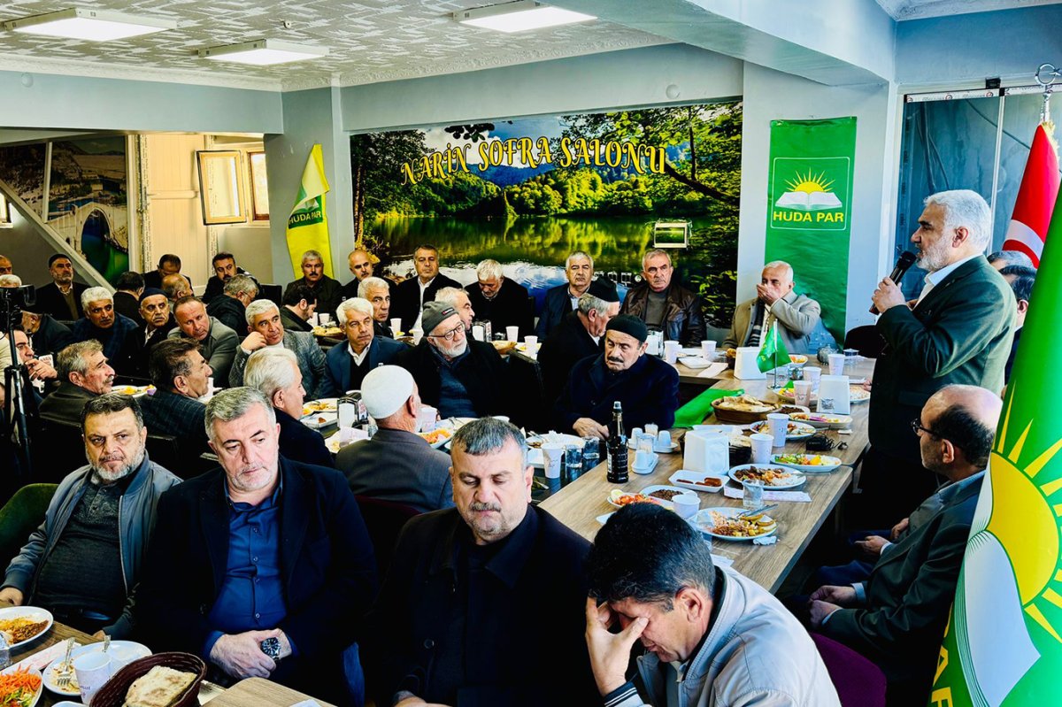 HÜDA PAR Genel Başkanı Yapıcıoğlu Silvan’da halkla buluştu