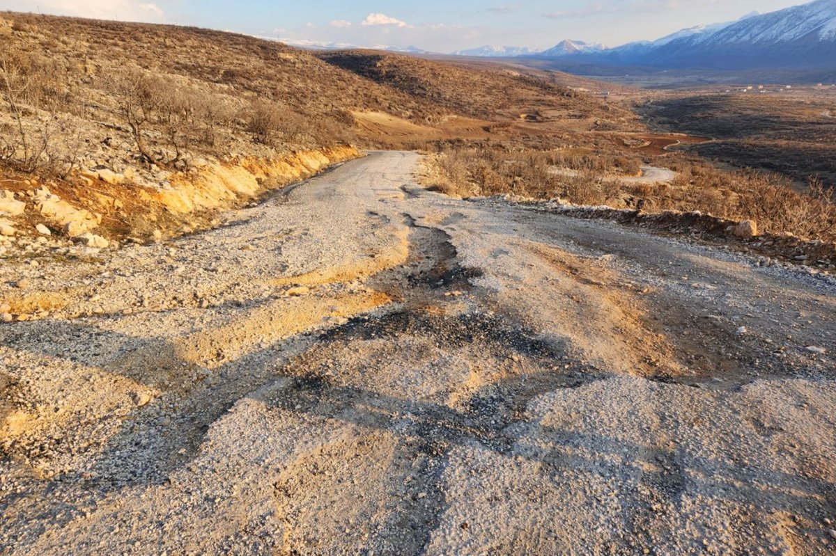 HÜDA PAR Siirt Eruh İlçe Başkanlığından yol tepkisi