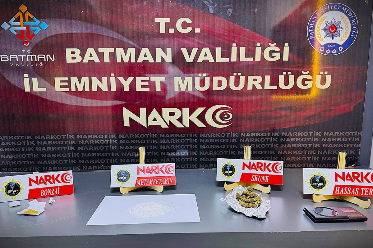 Batman'da uyuşturucu operasyonu: 8 kişi tutuklandı