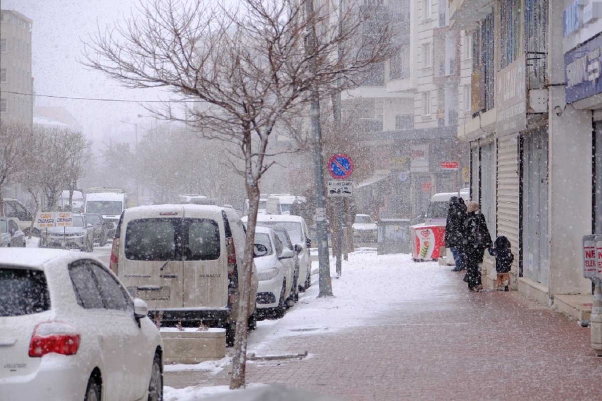 Van’da kar yağışı etkili oldu