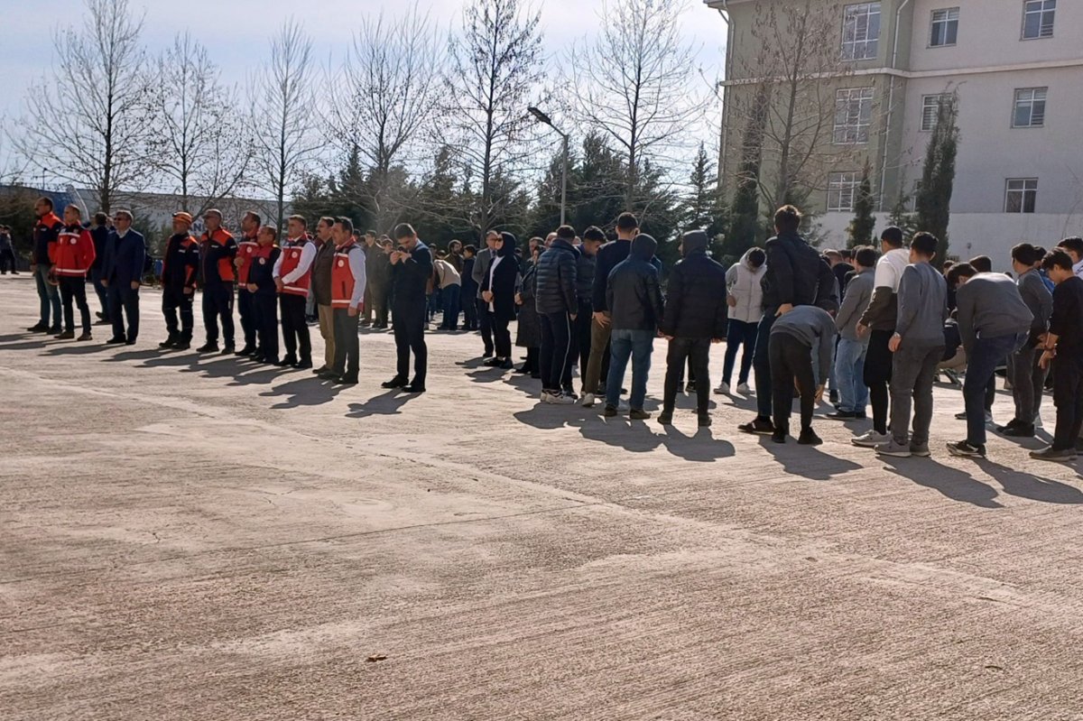 Şanlıurfa'da deprem tatbikatı gerçekleştirildi