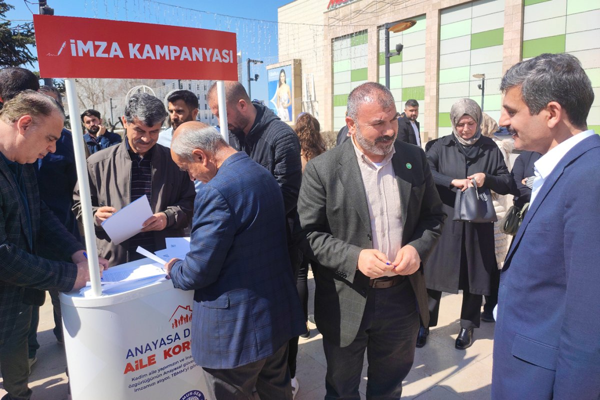 Malatya'dan "Anayasa değişsin, aile korunsun" çağrısı