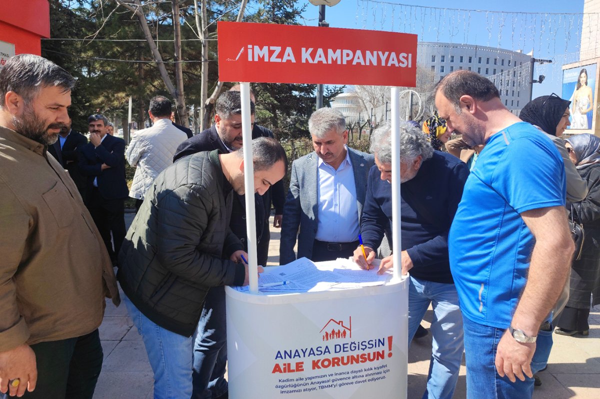 Malatya'dan "Anayasa değişsin, aile korunsun" çağrısı