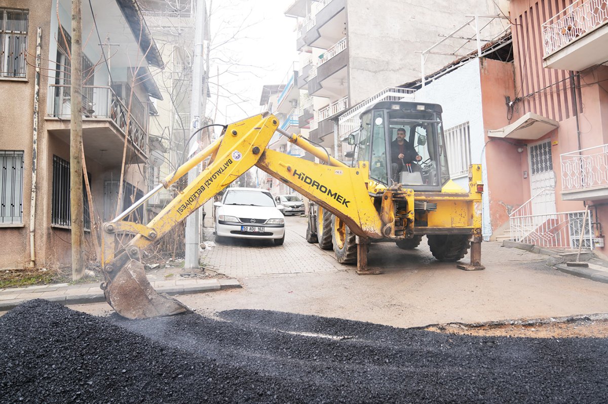 Battalgazi Belediye'sinden asfalt çalışması