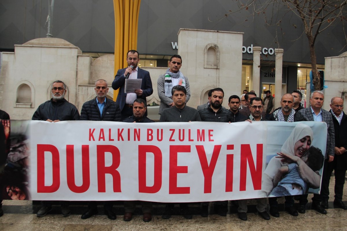 Gazze'deki katliam Batman'da protesto edildi