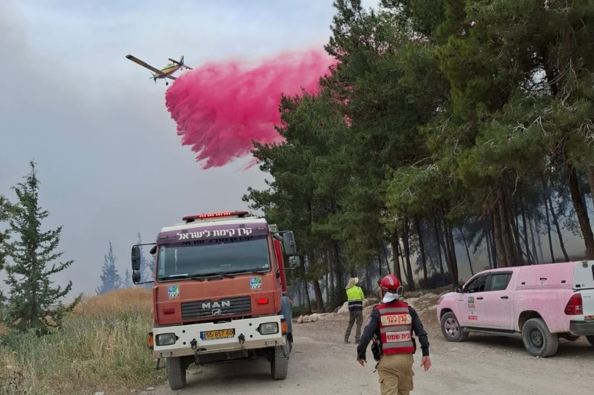 İşgal rejimi, orman yangınlarını kontrol altına alamıyor