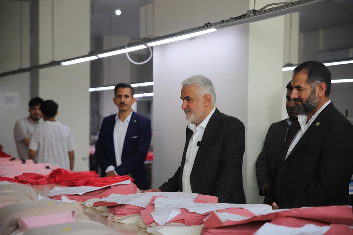 Yapıcıoğlu Tarsus’ta esnaf ve tekstil sektörü temsilcileriyle buluştu