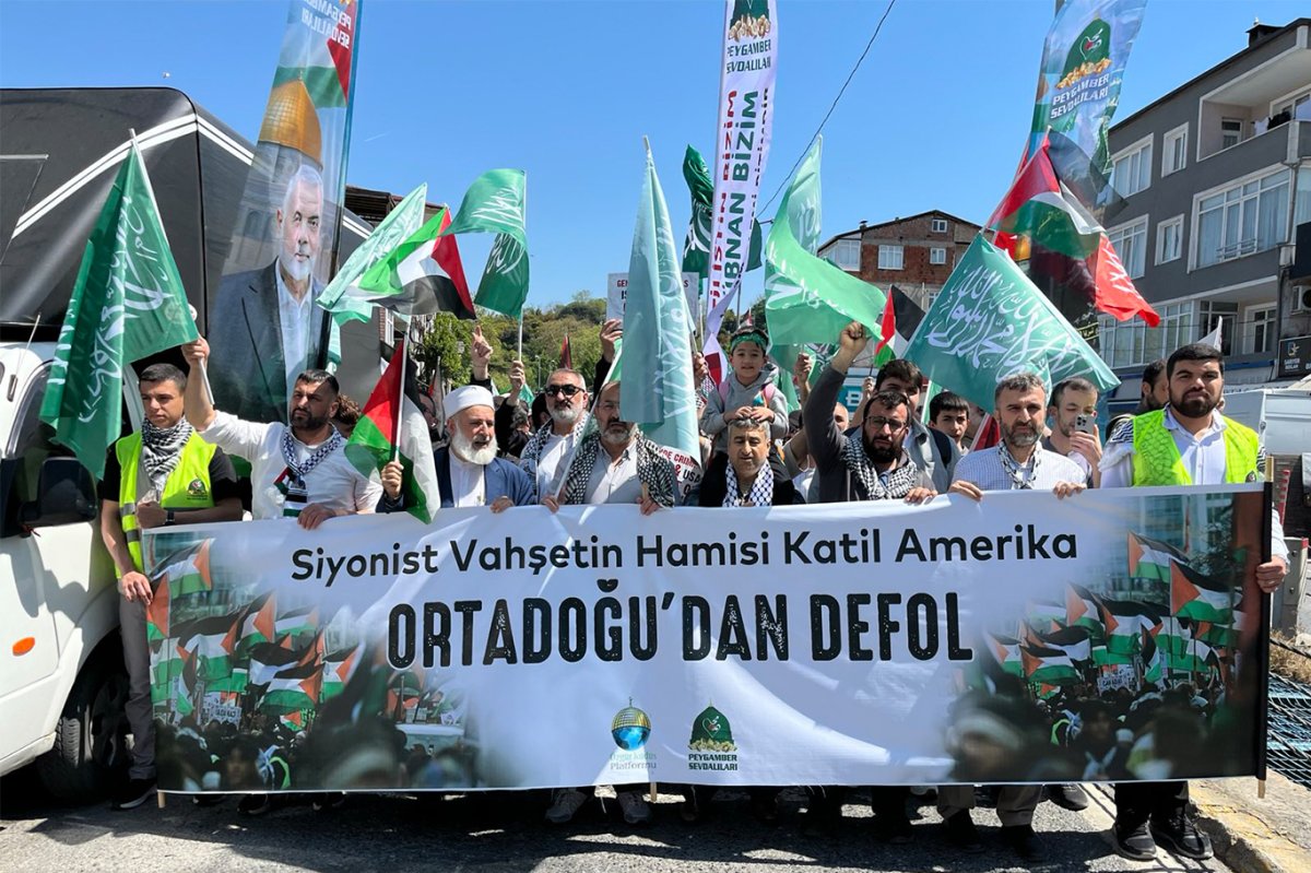 İstanbul'da binler ABD konsolosluğuna yürüdü