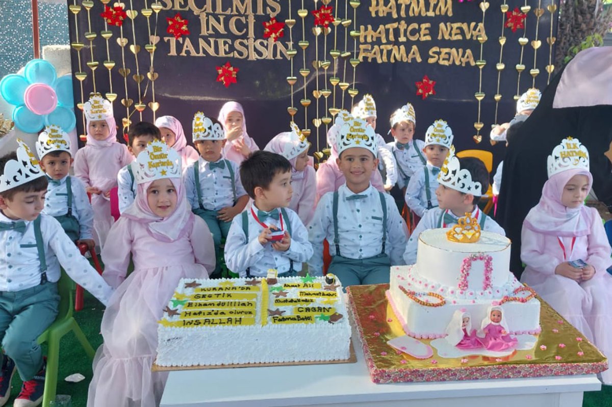 Anamurlu minikler Kur'an ile taçlandı