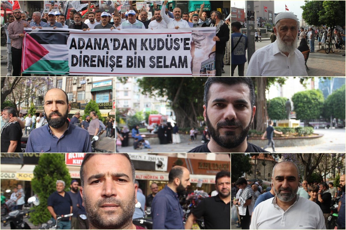 Adanalılardan Gazze'ye destek için birlik çağrısı: Bir olmazsak, bir bir gideriz