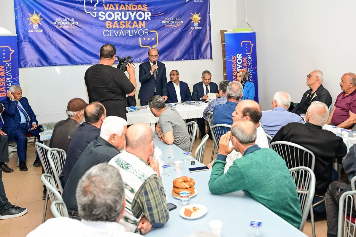 Malatya'da, "Vatandaş soruyor, başkan cevaplıyor" toplantısı düzenlendi