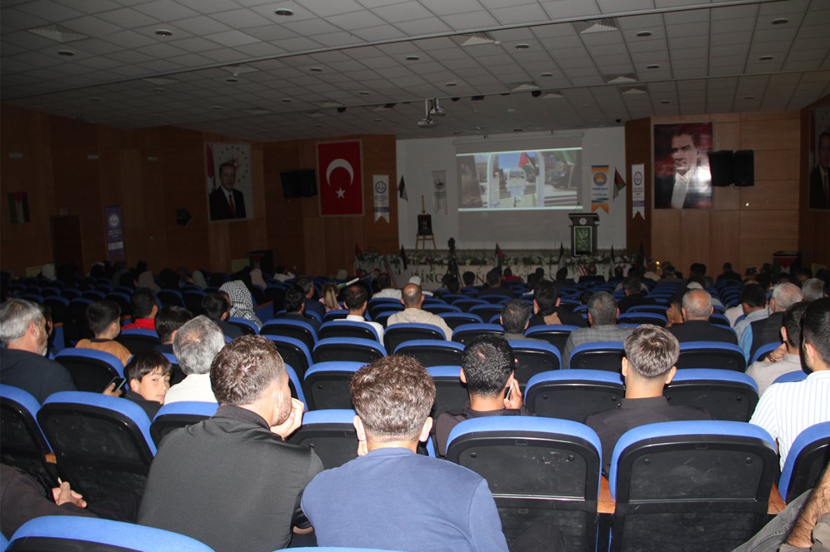 Bingöl Üniversitesi’nde "Gazze" temalı konferans düzenlendi