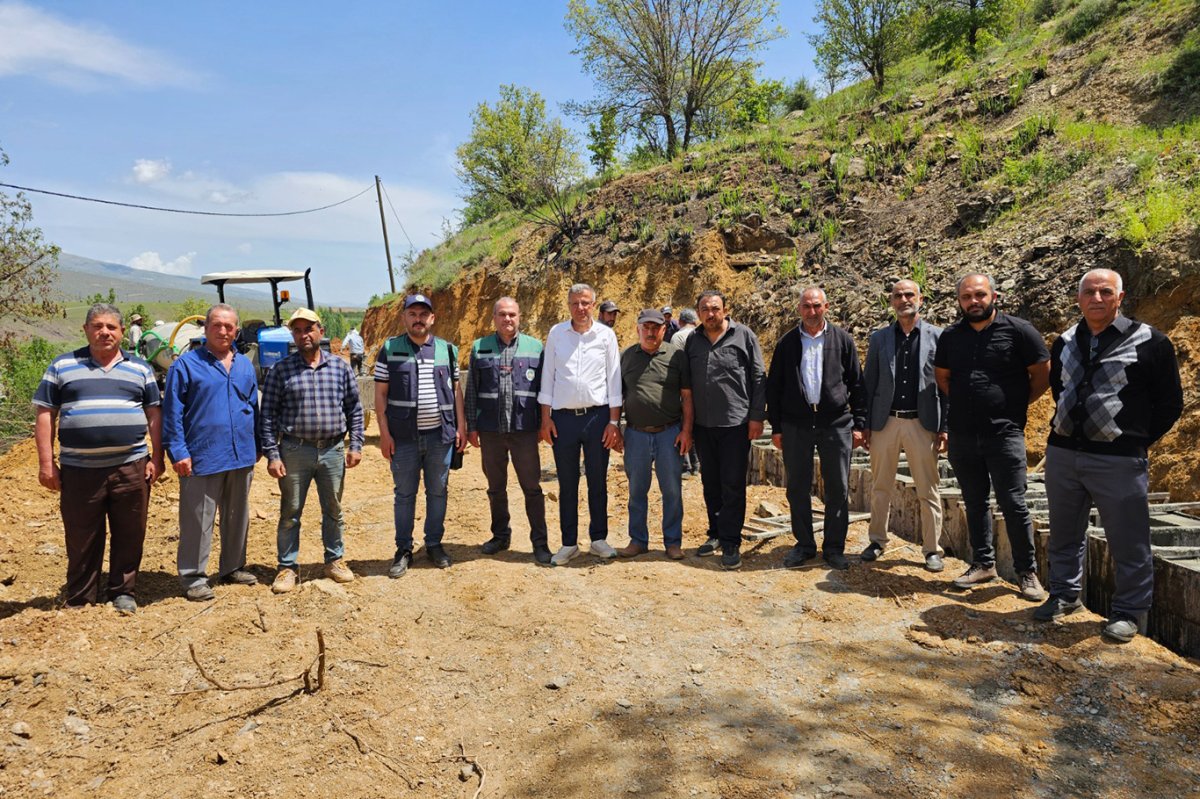 Pütürge'de 32 yıllık sulama sorunu çözülüyor