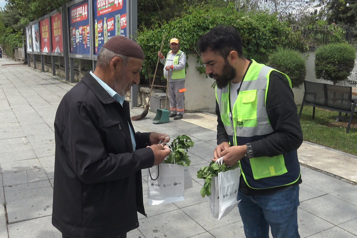 Halka ücretsiz fide dağıtıldı