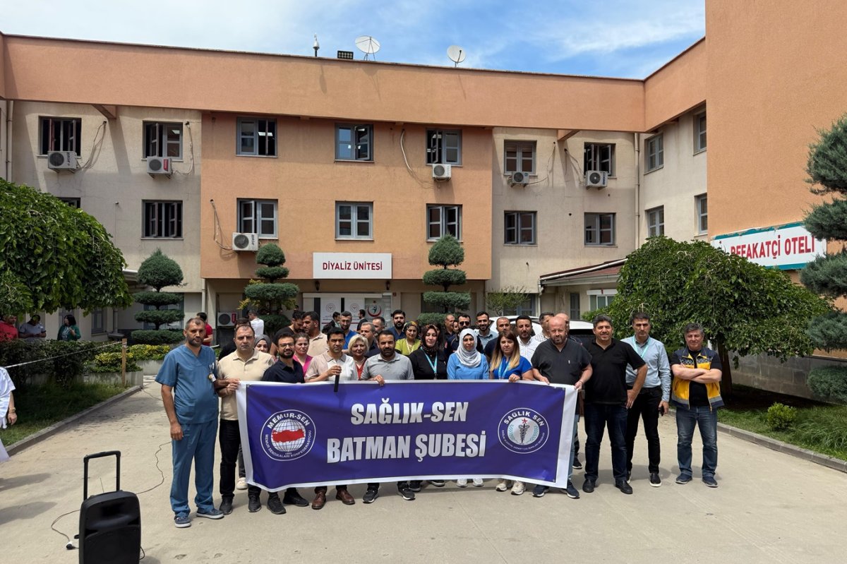 Sağlık-Sen Batman Şube Başkanı Dursun: Ebe ve hemşireler zor şartlarda çalışıyor