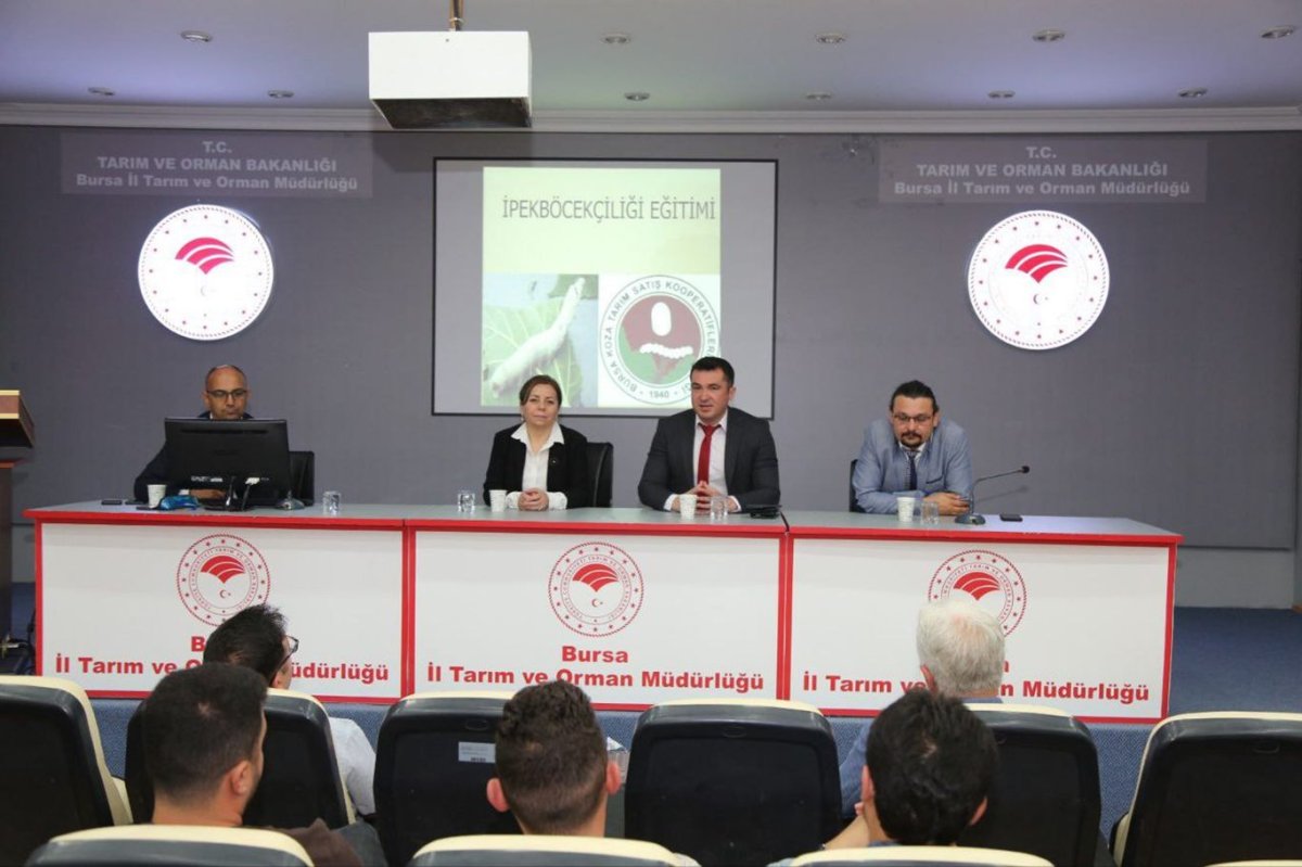 Bursa'da ipekböcekçiliği eğitimi başladı