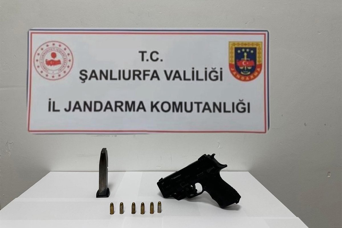 Şanlıurfa’da ruhsatsız silah operasyonu