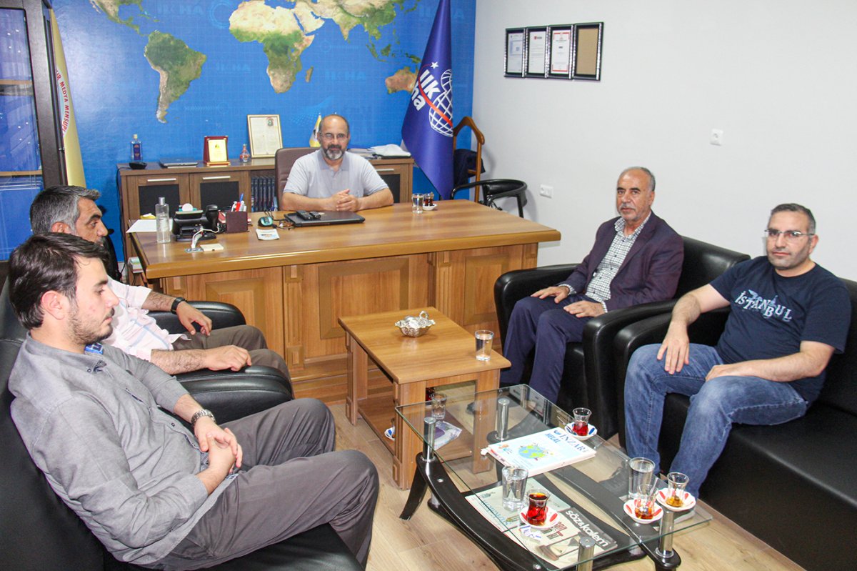 HÜDA PAR Kayapınar İlçe Teşkilatı'ndan İLKHA'ya ziyaret