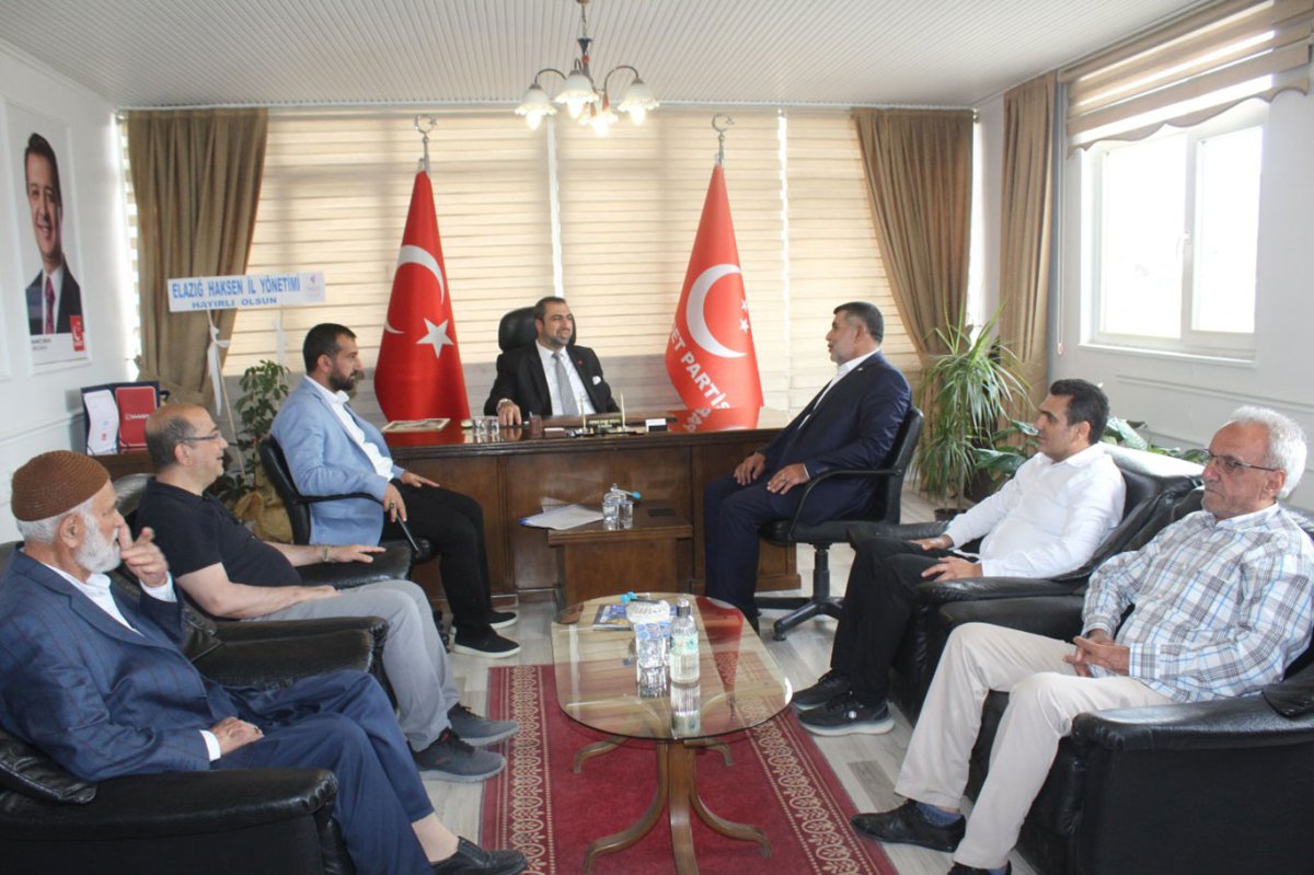 HÜDA PAR Elâzığ İl Başkanlığı'ndan siyasi partilere ziyaret