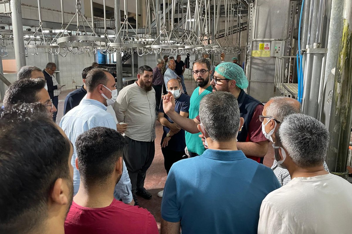 Malatya Büyükşehir Belediyesinden uygulamalı kurban kesimi eğitimi