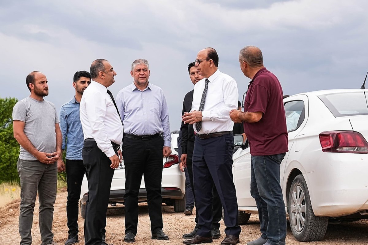 Belediye Başkanı Geçit, kırsal bölgelerdeki çalışmaları yerinde inceledi