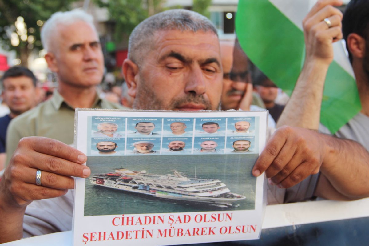 Batmanlılar Mavi Marmara Şehitleri'ni andı, siyonist rejime sert tepki gösterdi