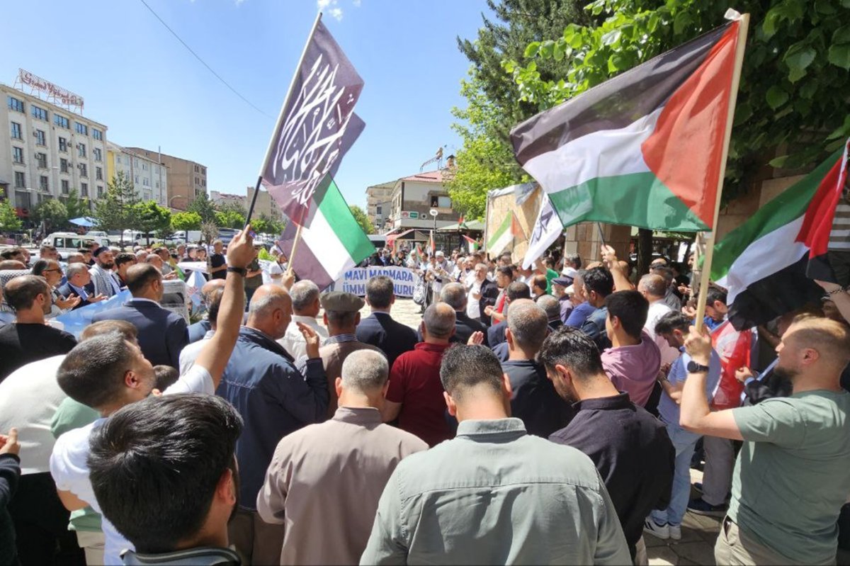 Bitlis’te Gazze için "Vicdan Yürüyüşü" düzenlendi