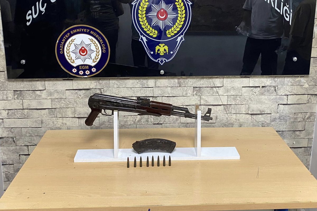 Gaziantep'te ruhsatsız silah bulunduran 2 kişi yakalandı