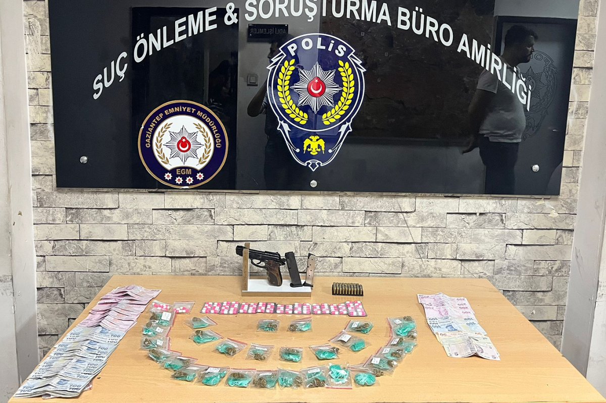 Gaziantep'te uyuşturucu operasyonu: 4 gözaltı