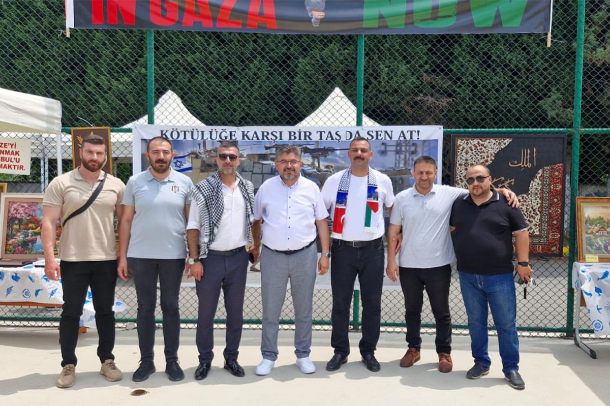 Sakarya'da ilkokul öğrencilerinden Filistin yararına kermes
