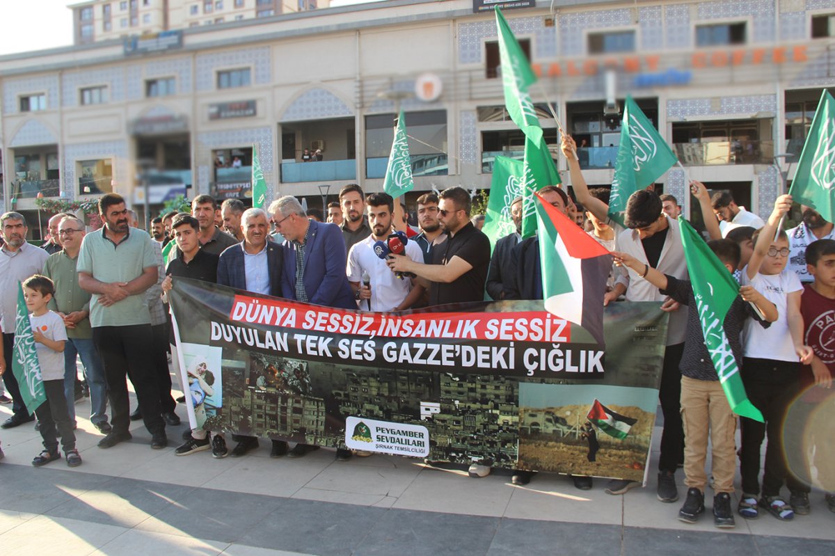 Şırnak’tan Gazze’deki soykırıma tepki direnişe destek çağrısı