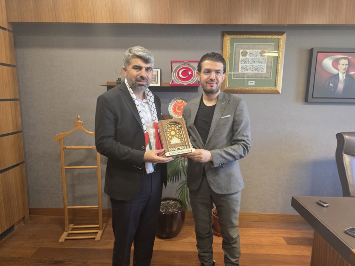 Filistin Diplomasi Merkezi’nden Milletvekili Dinç'e geçmiş olsun ziyareti
