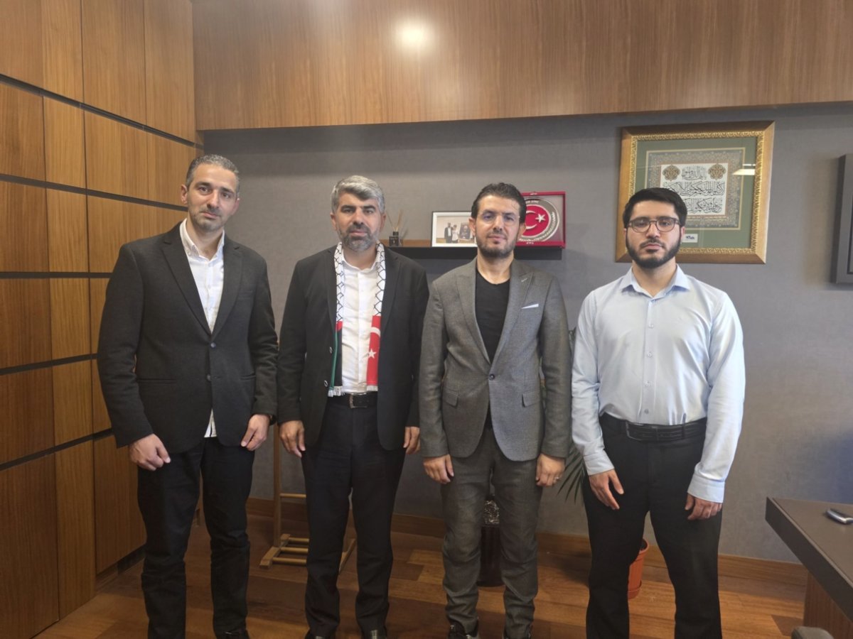 Filistin Diplomasi Merkezi’nden Milletvekili Dinç'e geçmiş olsun ziyareti
