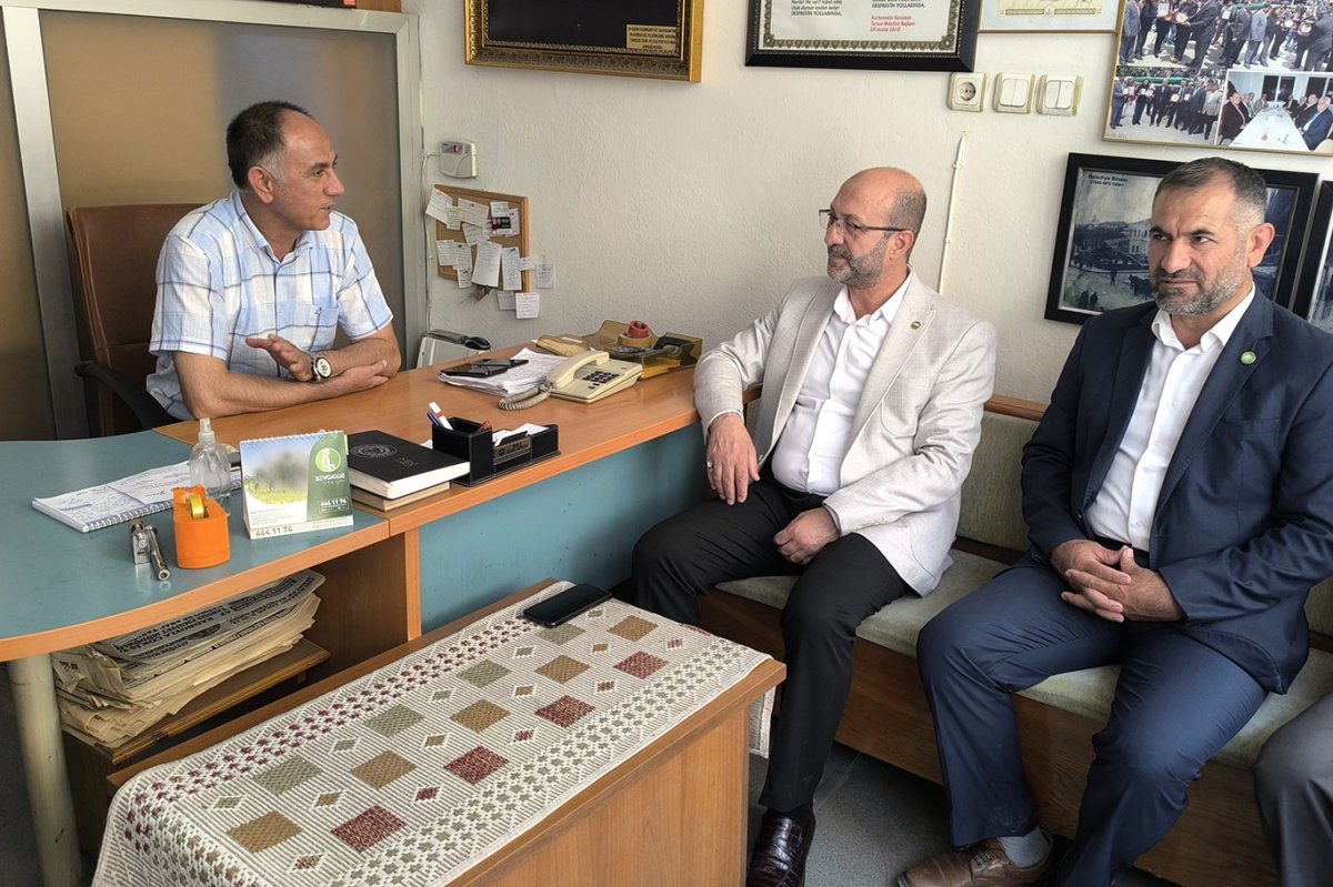HÜDA PAR heyetinden Tarsus medyasına ziyaret