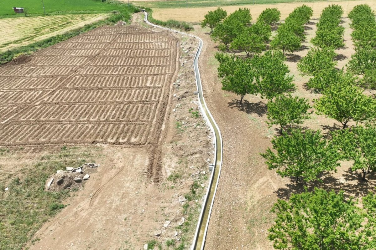 Malatya'da tarıma can suyu: Çayırköy’de sulama kanalı yapılıyor